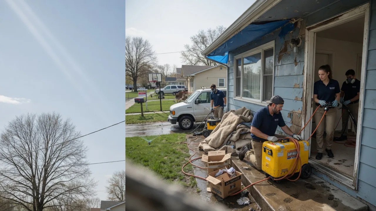 Basement Flood Cleanup in Rock, KS near me